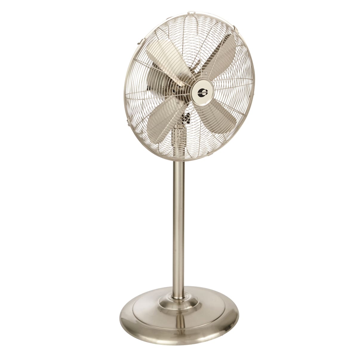 FLOOR FAN 40CM 45W SATIN NICKEL EQUATION