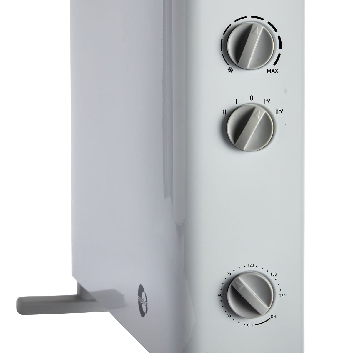 Bricocenter CONVETTORE DA TERRA LOOK TT 2 POTENZE 1,25/2 KW + TURBO, TIMER 3 H, THERMOSTAT