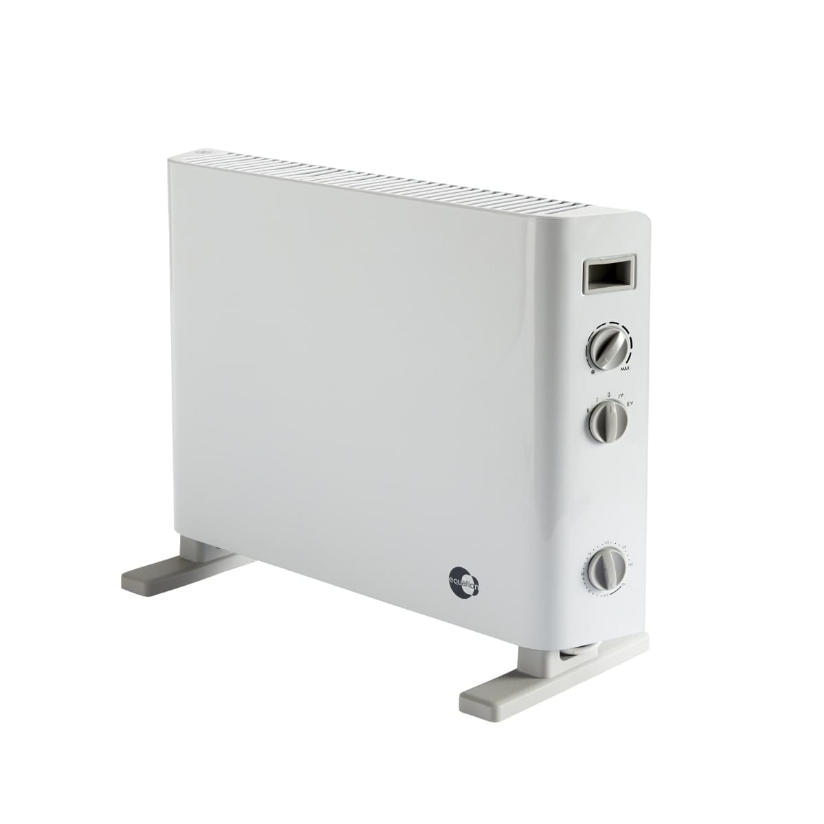 Bricocenter CONVETTORE DA TERRA LOOK TT 2 POTENZE 1,25/2 KW + TURBO, TIMER 3 H, THERMOSTAT
