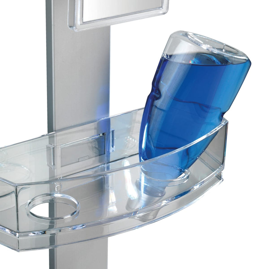 Bricocenter SHOWER HOLDER WITH ANTI-FOG MIRROR - PREMIUM