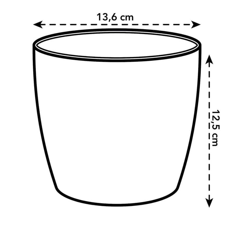 Bricocenter B.for Soft Round ELHO pot coverDIAM 30 H27,6 CM ANTHRACITE