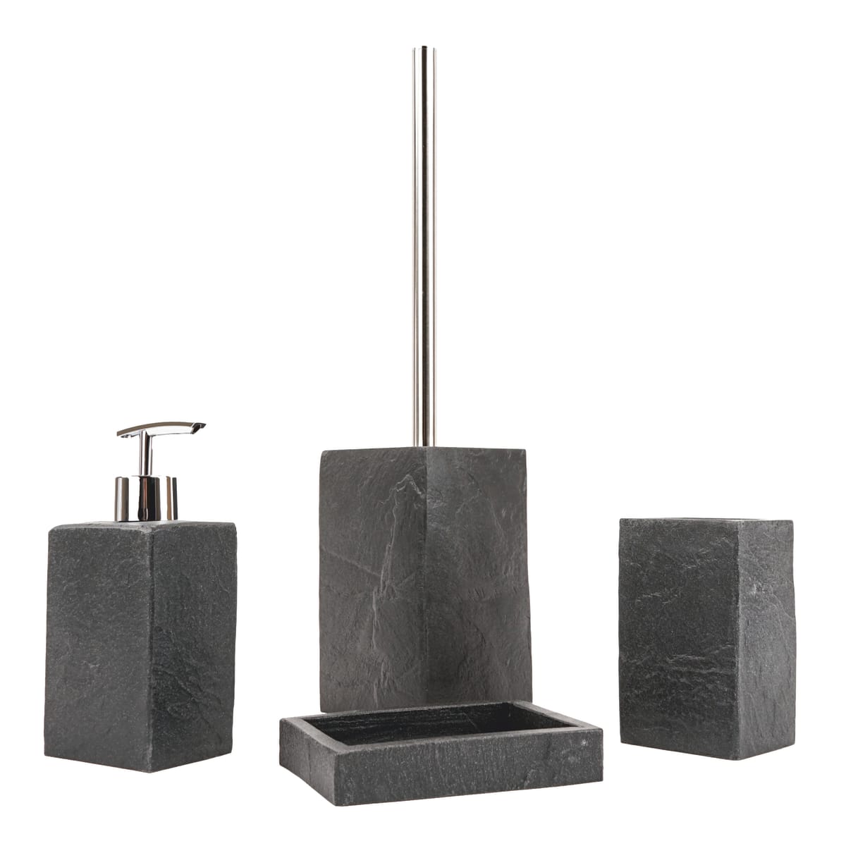 Bricocenter SYL TOILET BRUSH HOLDER SLATE EFFECT