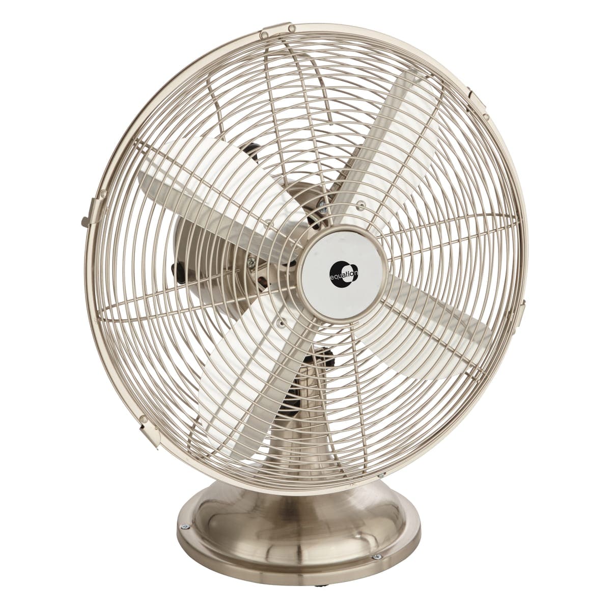 Bricocenter TABLE FAN 30CM 40W SATIN NICKEL EQUATION