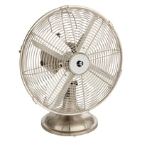 TABLE FAN 30CM 40W SATIN NICKEL EQUATION