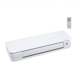 CERAMIC FAN HEATER CLAM 3 POWER 0.75/1.25/2 KW-IPX2 TIMER REMOTE CONTROL