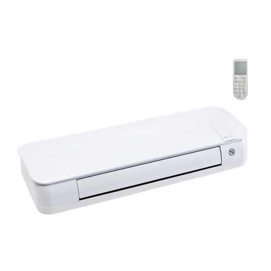 Bricocenter CERAMIC FAN HEATER CLAM 3 POWER 0.75/1.25/2 KW-IPX2 TIMER REMOTE CONTROL