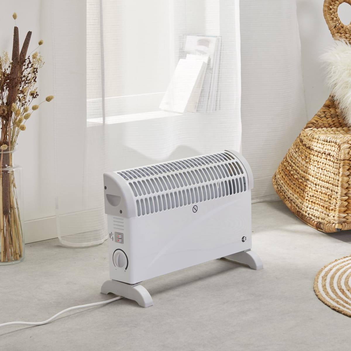 Bricocenter THERMOCONVETTORE LADY 2T 3 POTENZE 750/1250/2000 W + TURBO
