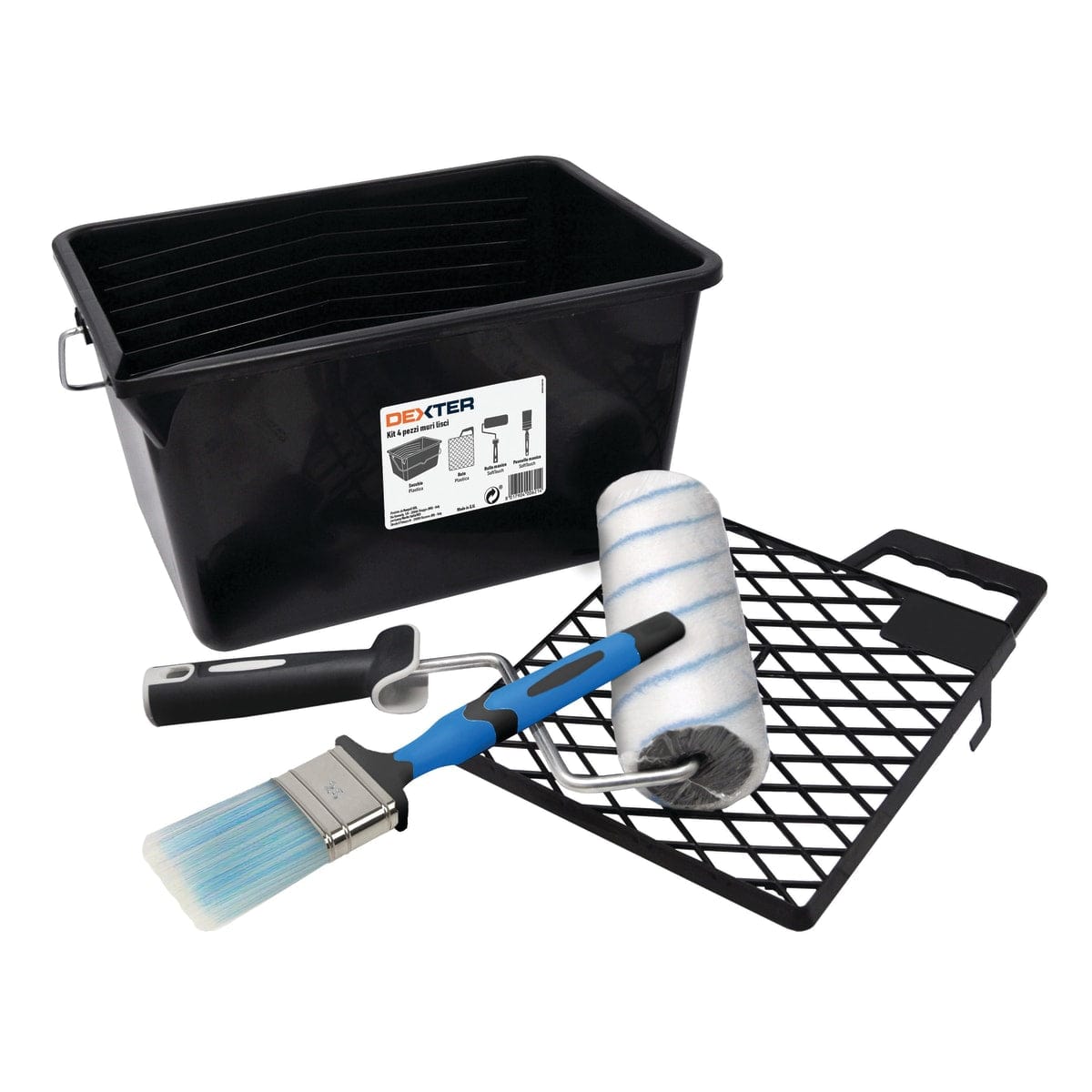 Bricocenter 16lt bucket kit +ROLLER+NET+PENcil DEXTER