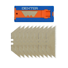 SET 1O TRAPEZE BLADES FOR DEXTE CUTTER