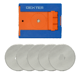 5 REPLACEMENT BLADES FOR ROTARY CUTTER D