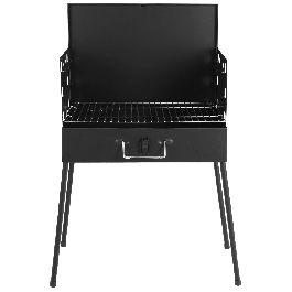 CAMPING BBQ WITH FOLDING LEGS GRILL 45X28