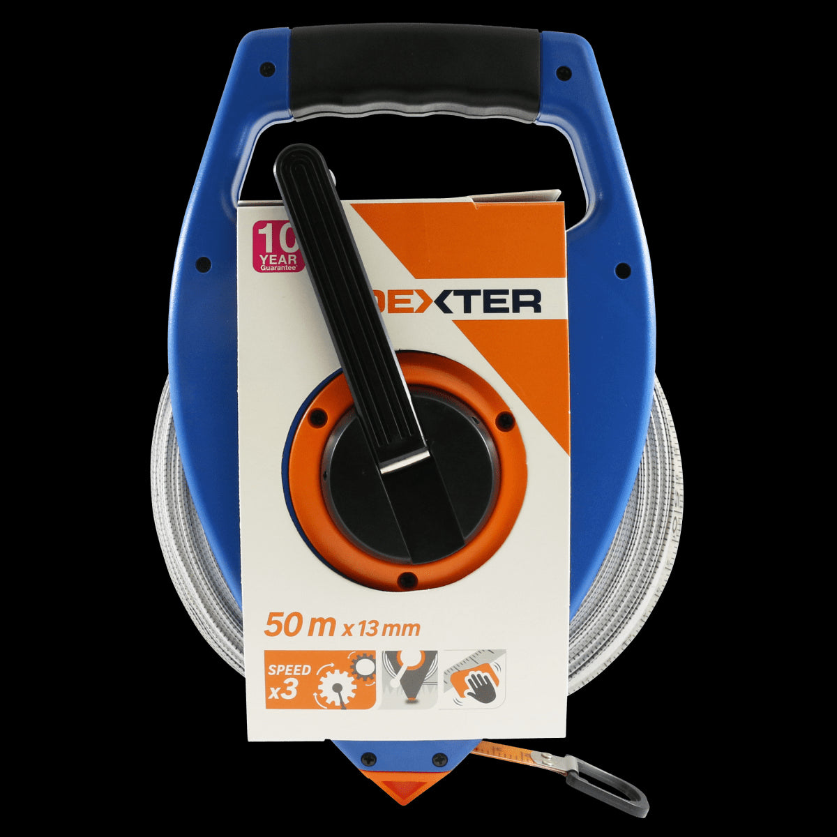 50 MT X 13 MM DEXTER RIB WITH ROLLING CRANK