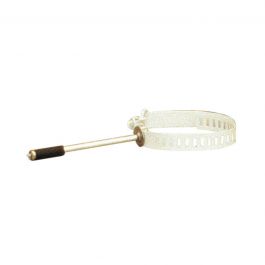 ADJUSTABLE WOOD COLLAR 0.5MM D120 MM WHITE