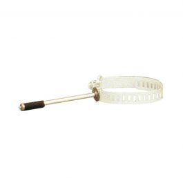 ADJUSTABLE WOOD COLLAR 0.5MM D130MM WHITE