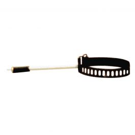 ADJUSTABLE COLLAR WOOD 0.5MM UP TO D. 130MM BLACK