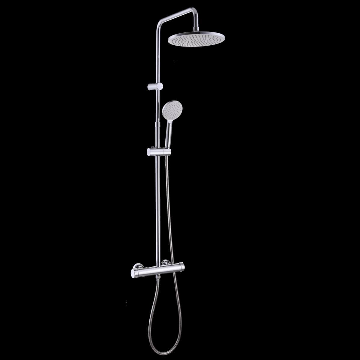 Bricocenter ESSENTIAL SHOWER KIT WITH THERMOSTAT CHROME