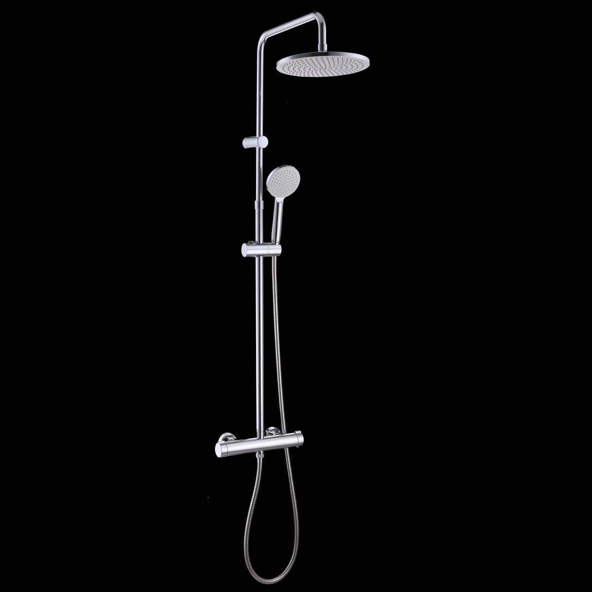 ESSENTIAL SHOWER KIT WITH THERMOSTAT CHROME