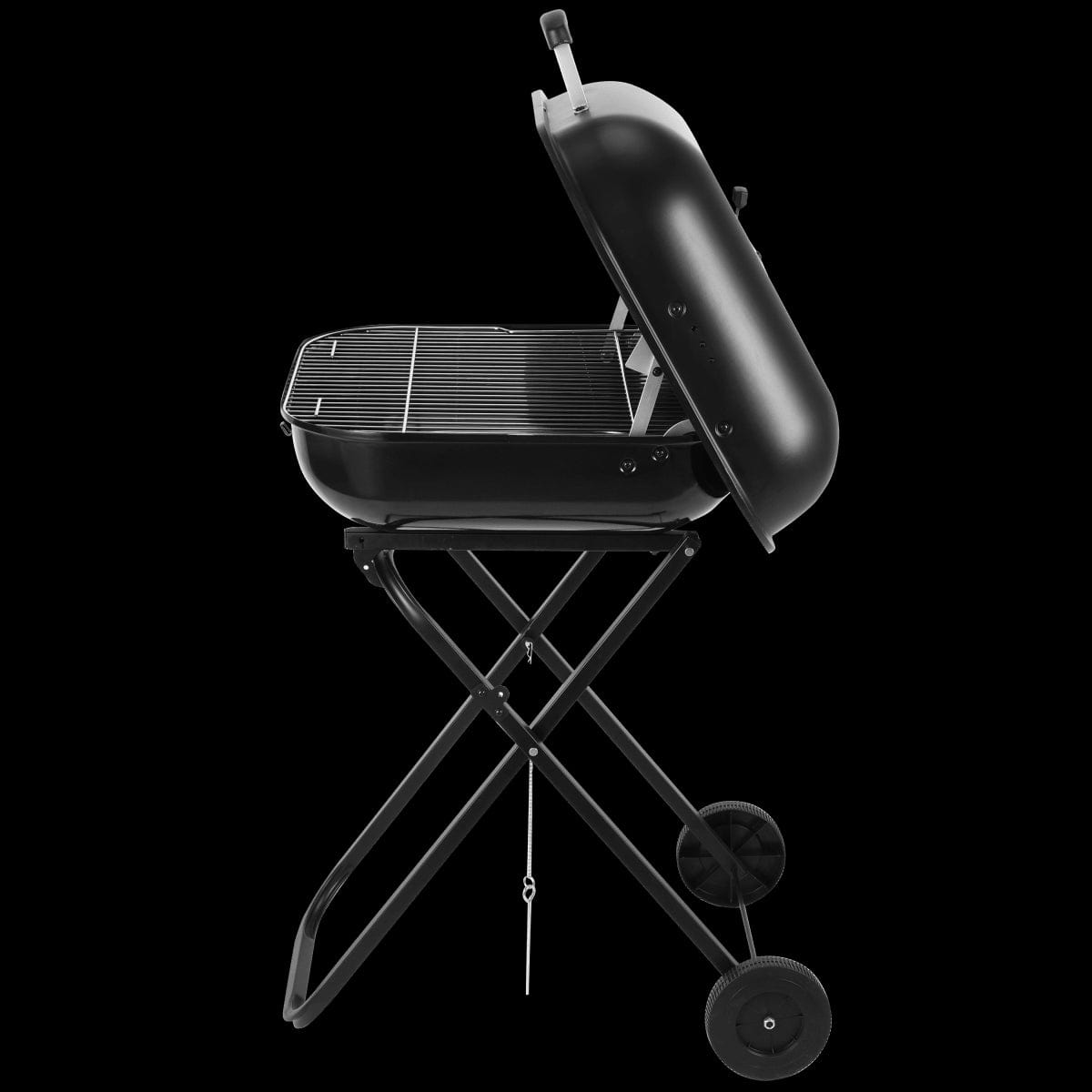 Bricocenter PORTABLE BBQ WITH WHEELS WITH GRILL 52X53