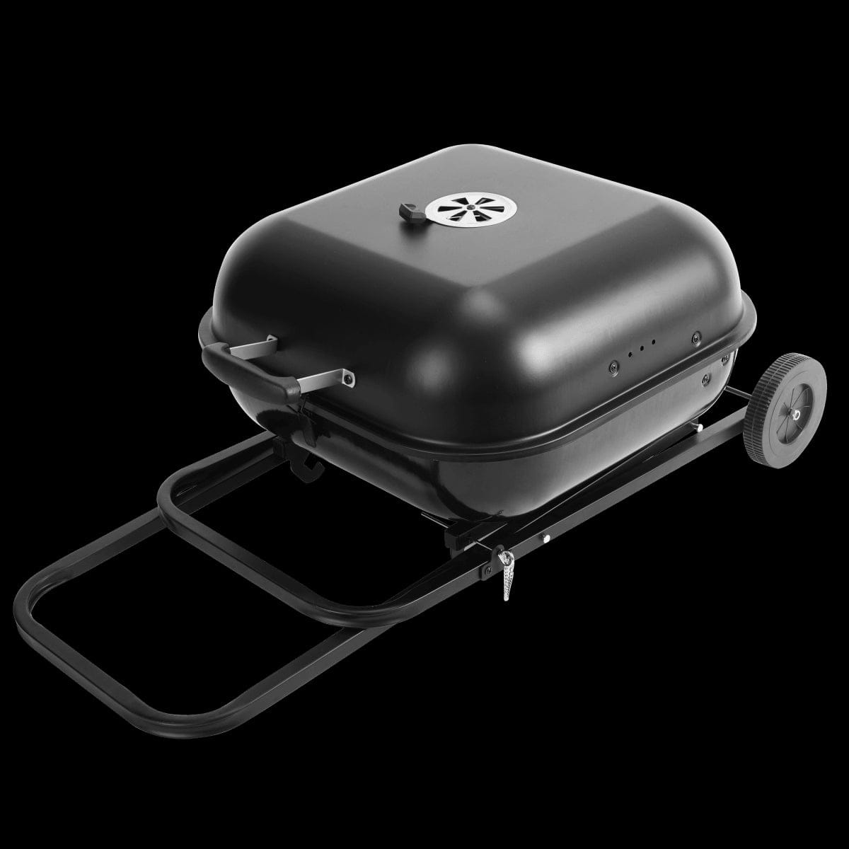 Bricocenter PORTABLE BBQ WITH WHEELS WITH GRILL 52X53