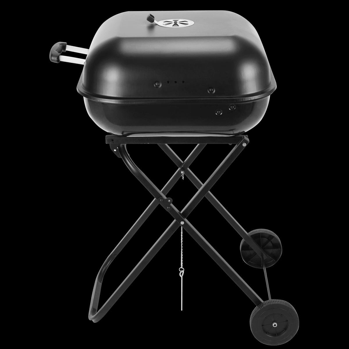 Bricocenter PORTABLE BBQ WITH WHEELS WITH GRILL 52X53