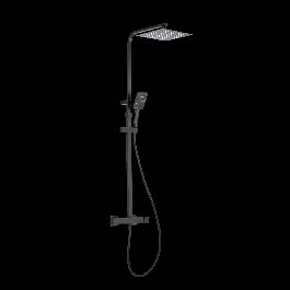 STUDIO SHOWER KIT BLACK WITH SENSEA THERMOSTAT