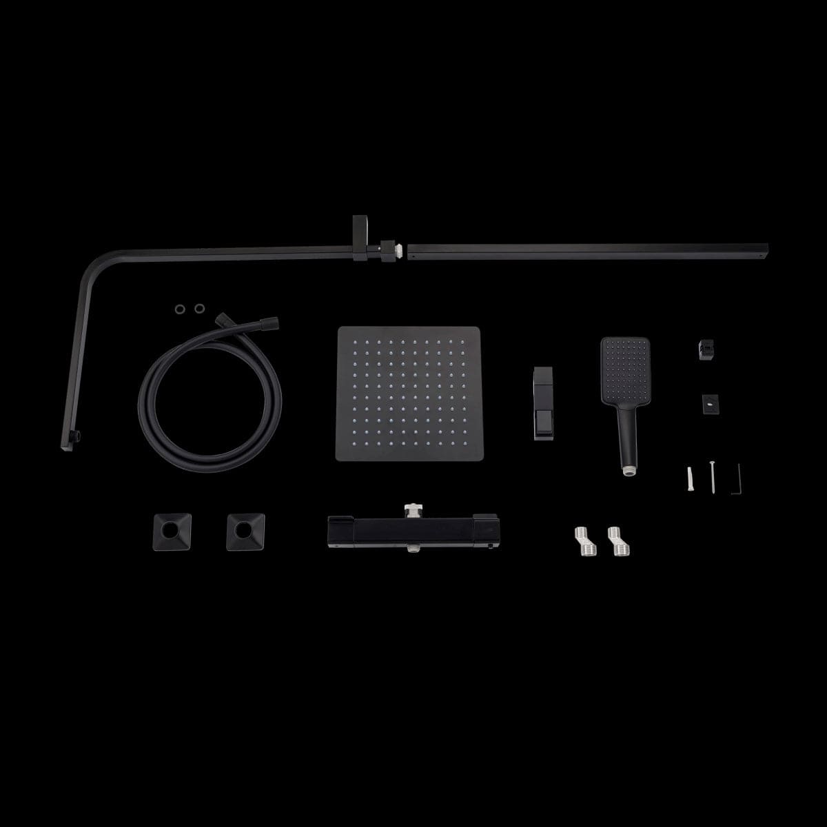 Bricocenter KIT DOCCIA STUDIO NERO CON TERMOSTATICO SENSEA