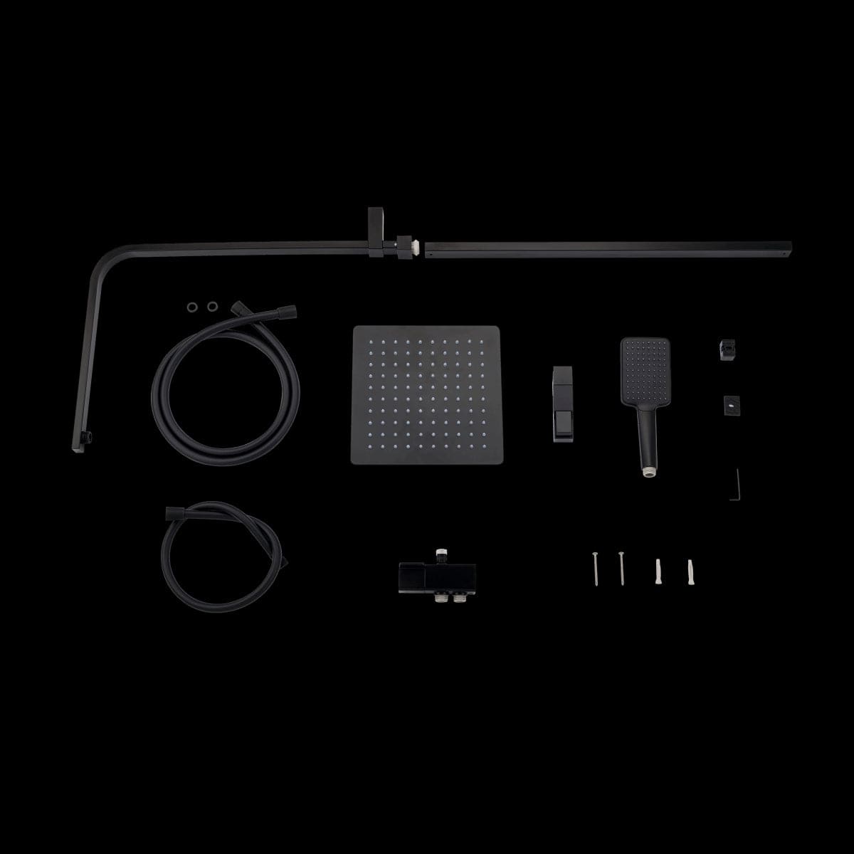 Bricocenter KIT DOCCIA STUDIO NERO CON DEVIATORE SENSEA