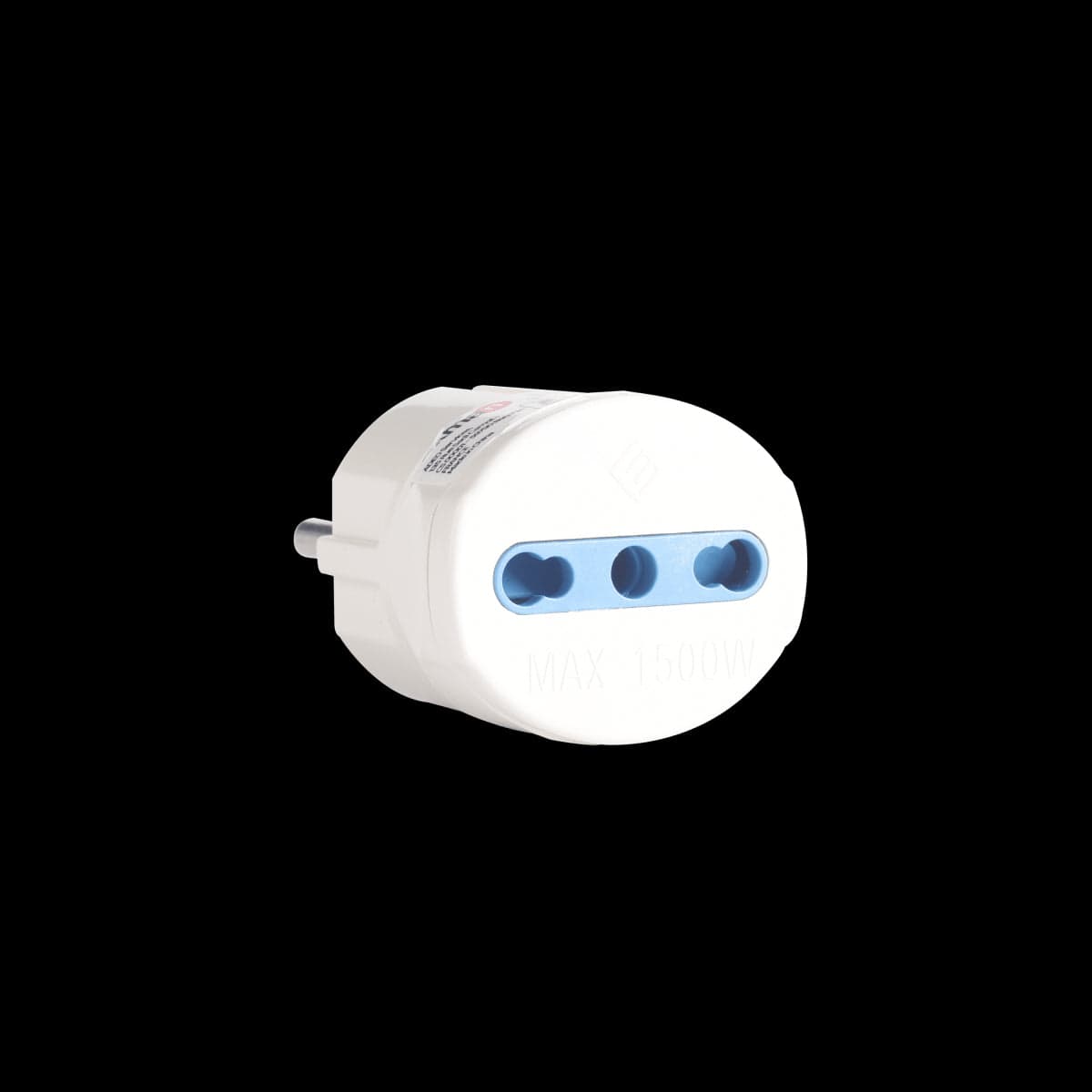 ADAPTER SCHUKO PLUG 2-PIN SOCKET 10