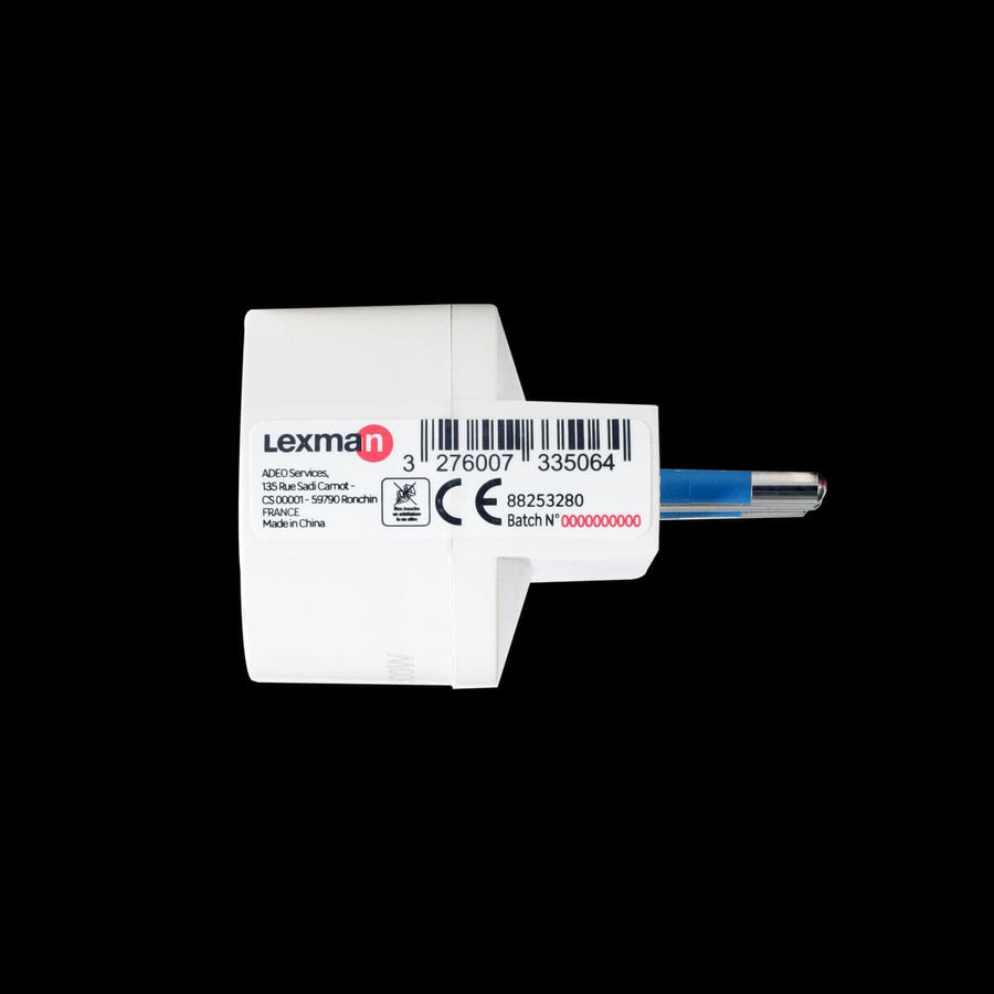 Bricocenter ADAPTER PLUG 10A SCHUKO SOCKET WHITE