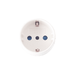ADAPTER PLUG 16A SCHUKO SOCKET WHITE