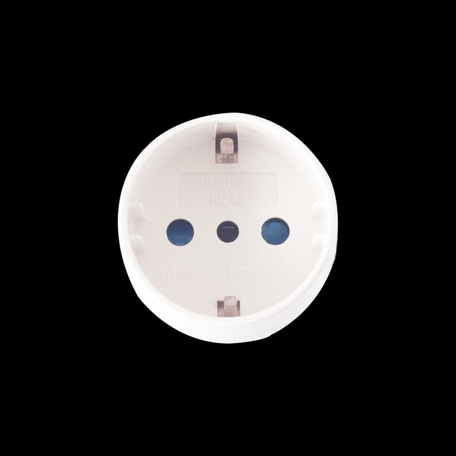 Bricocenter ADAPTER PLUG 16A SCHUKO SOCKET WHITE