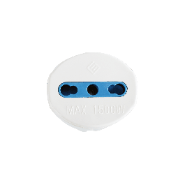 ADAPTER SCHUKO PLUG 2-PIN SOCKET 10