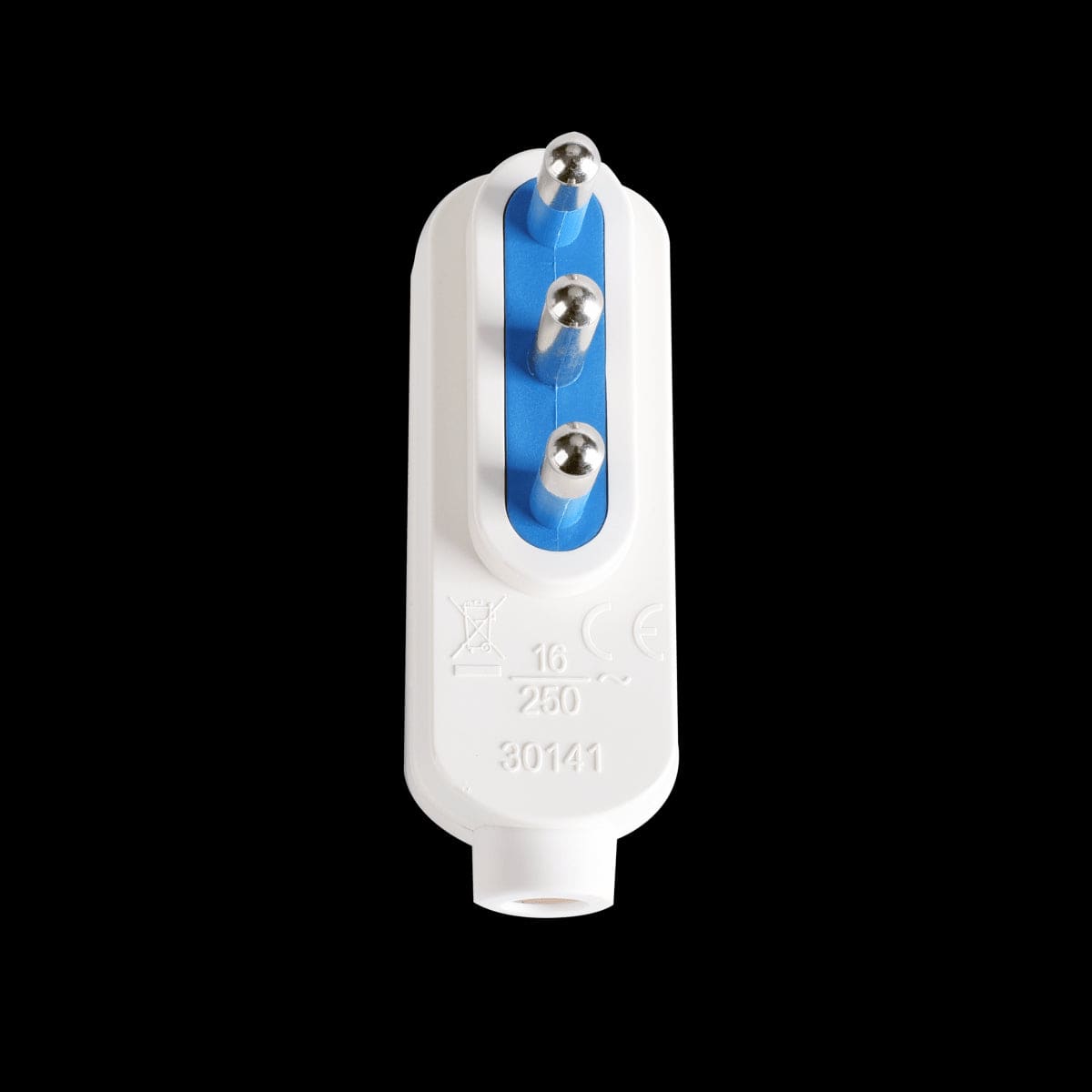 Bricocenter SPACE-SAVING 16A PLUG WHITE