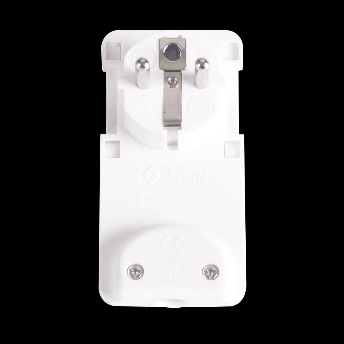 Bricocenter ULTRA-FLAT SCHUKO PLUG WHITE