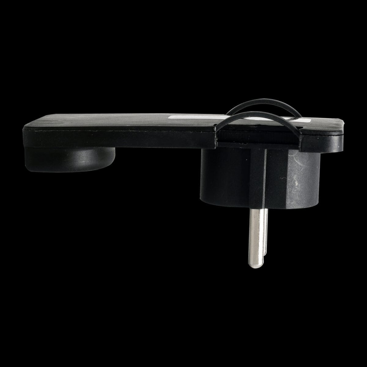 Bricocenter ULTRA-FLAT SCHUKO PLUG BLACK