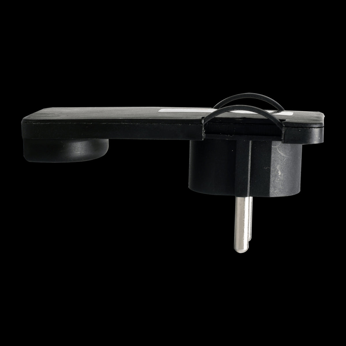 ULTRA-FLAT SCHUKO PLUG BLACK