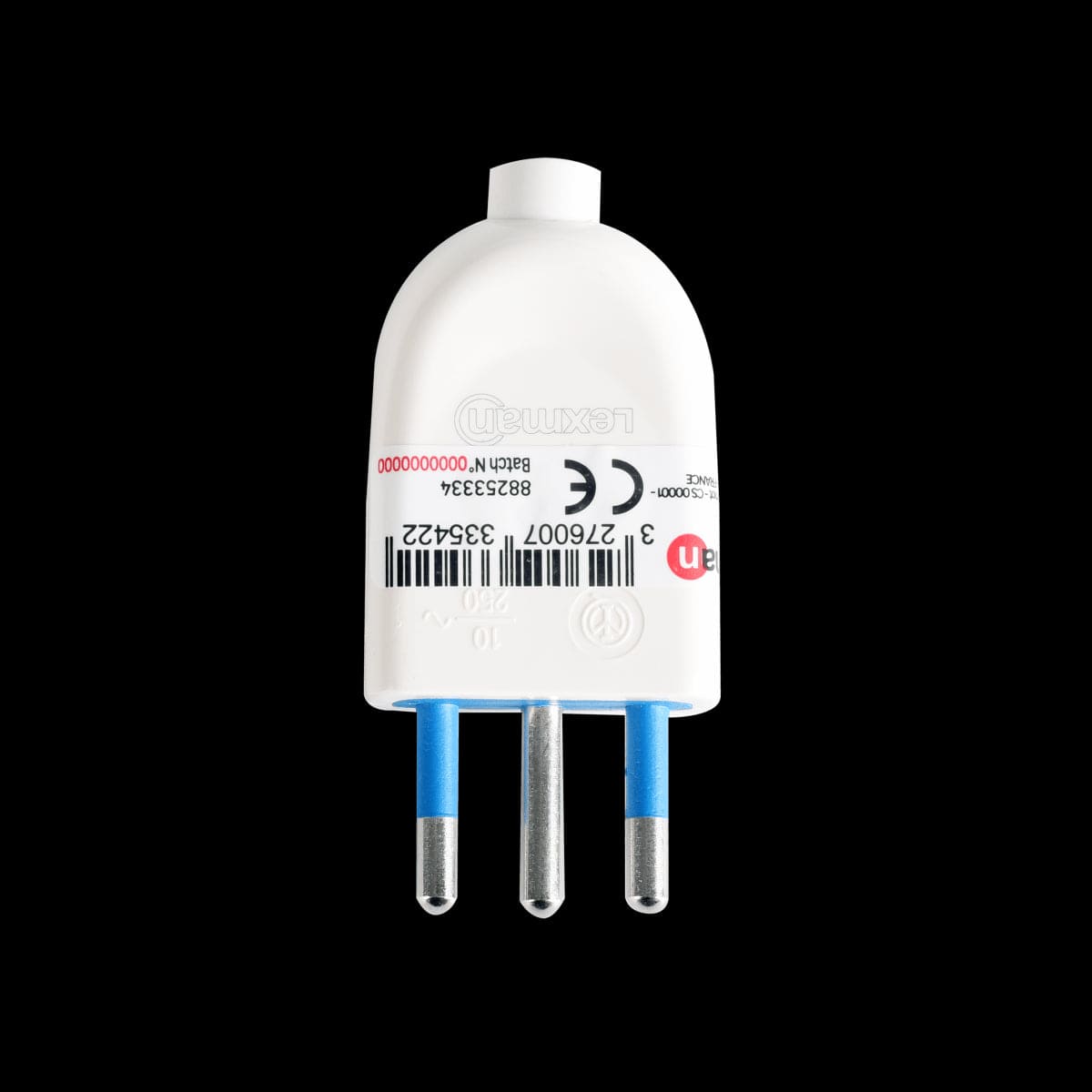 Bricocenter 10A PLUG WITH WHITE GROMMET