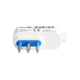 SPACE-SAVING 10A PLUG WHITE