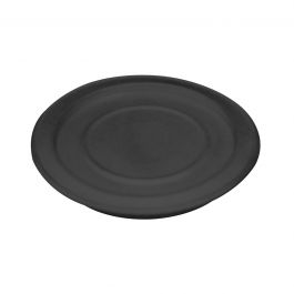 WOOD ROSETTE 0.5MM DIA100 MM ENAMELLED BLACK