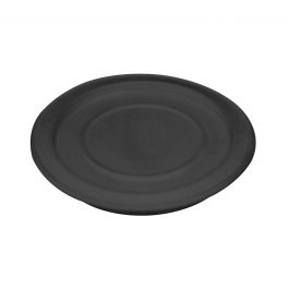 WOOD ROSETTE 0.5MM DIA130 MM ENAMELLED BLACK