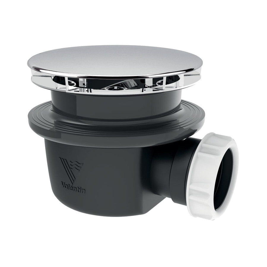Bricocenter SHOWER TRAP DIA 90 MM EXTRA FLAT H 60 MM CLAMPING UP TO 25 MM PLASTIC WITH DRAIN