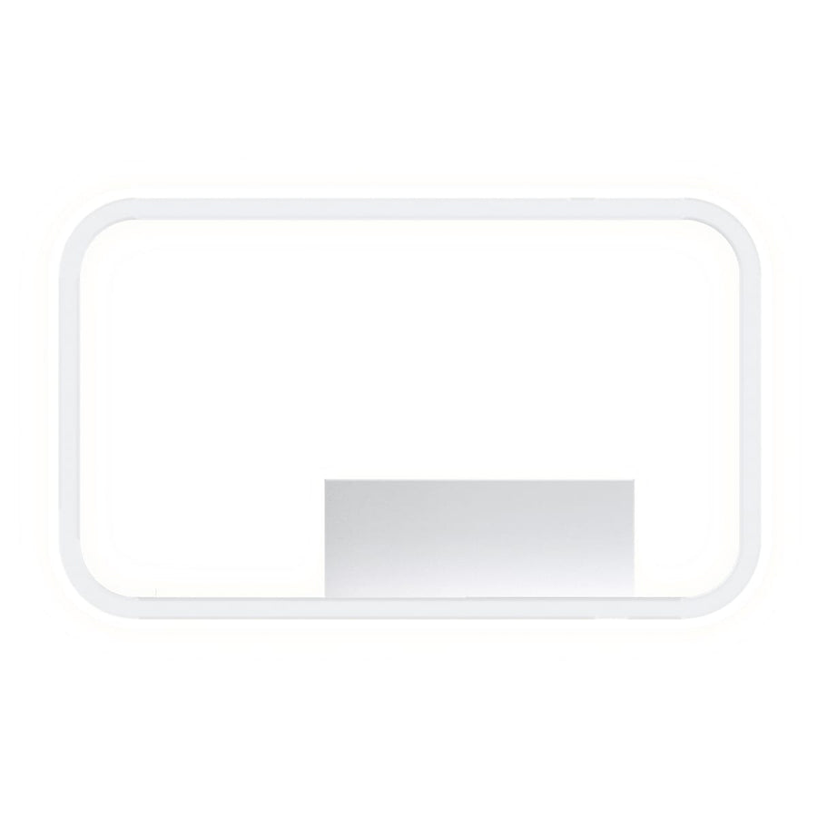 Bricocenter NATA ALUMINIUM WALL LAMP WHITE 15X25 CM LED 12W NATURAL LIGHT