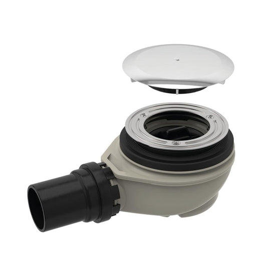 Bricocenter PILETTA DOCCIA DIA 90 MM CON SIFONE H 78 MM IN PVC GEBERIT