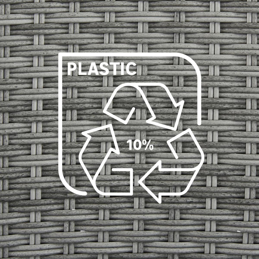 Bricocenter DAVOS NATERIAL ARMCHAIR wicker synthetic aluminum with cushion