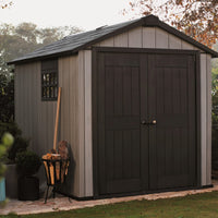 GARDEN SHED OAKLAND 757 THICKNESS 20MM EXTERNAL DIMENSIONS 210X206X242H FLOOR INCLUDED