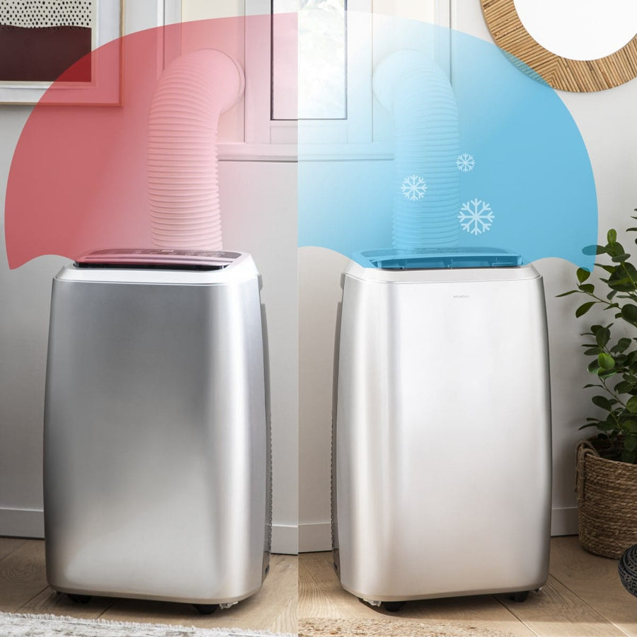 Bricocenter PORTABLE AIR CONDITIONER WITH HEAT PUMP 14000 BTU EQUATION