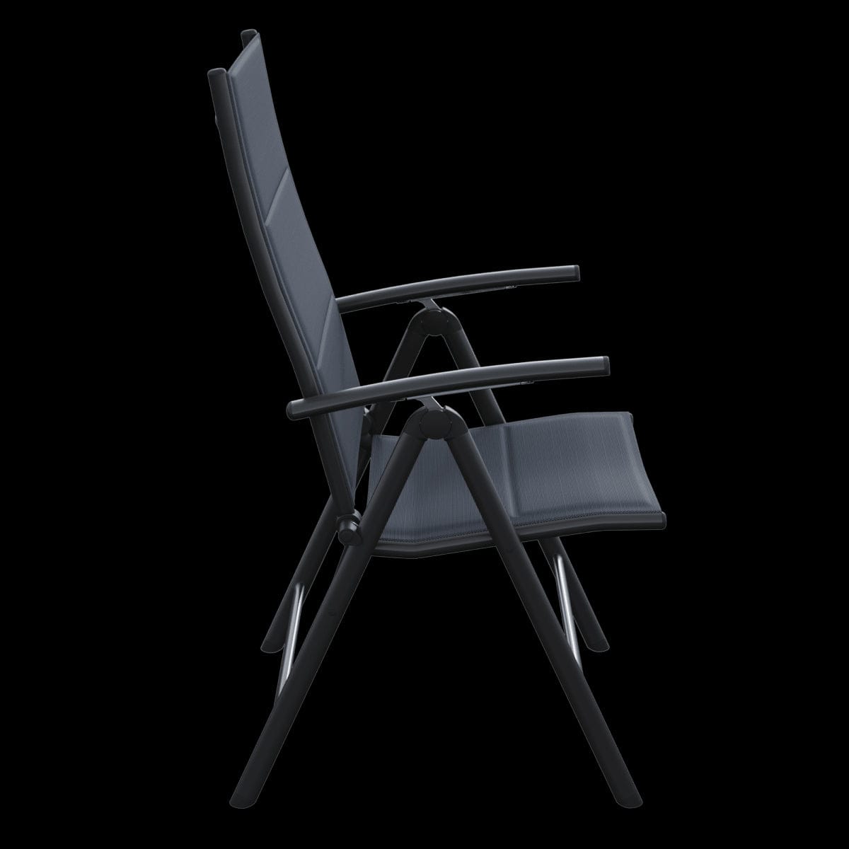 ARMCHAIR ORION II NATERIAL Aluminum, textilene, anthracite multiposition