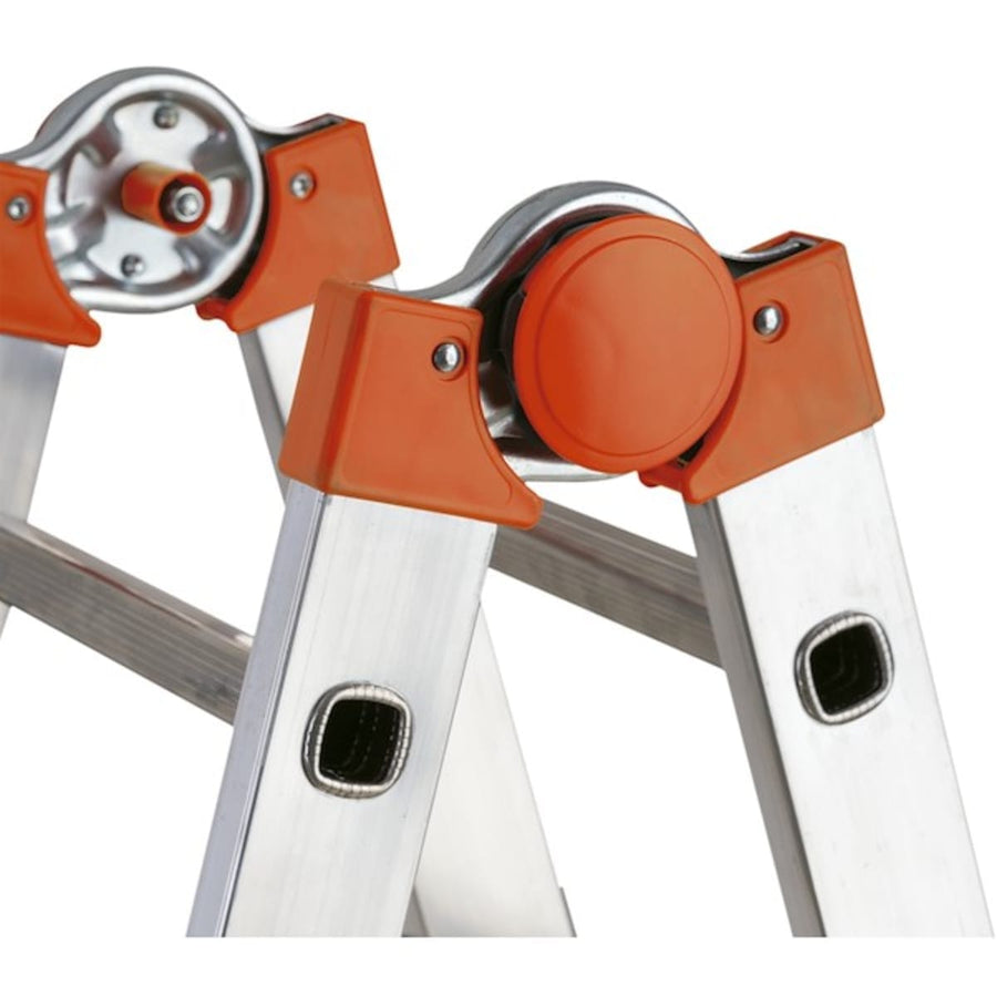 Bricocenter GIANT TELESCOPIC LADDER ALL 5+5 STEPS CAPACITY 150KG