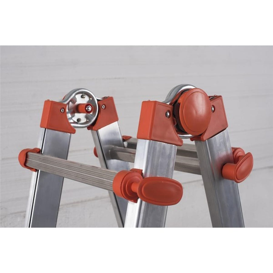 Bricocenter GIANT TELESCOPIC LADDER ALL 5+5 STEPS CAPACITY 150KG