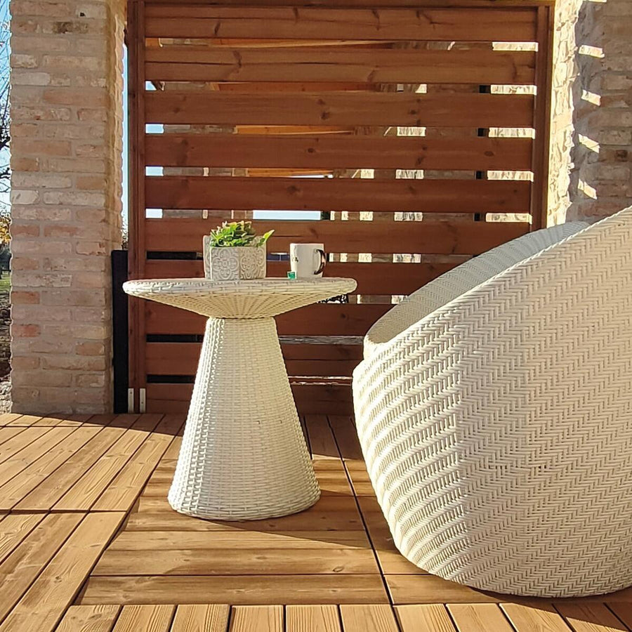 Piastrella smartdeck thermowood naturale 60x60